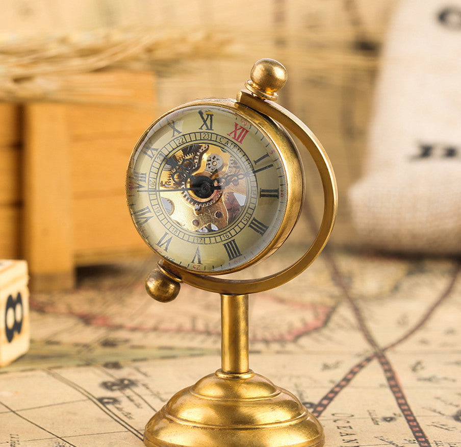 Globe Steampunk Pendulette Vintage