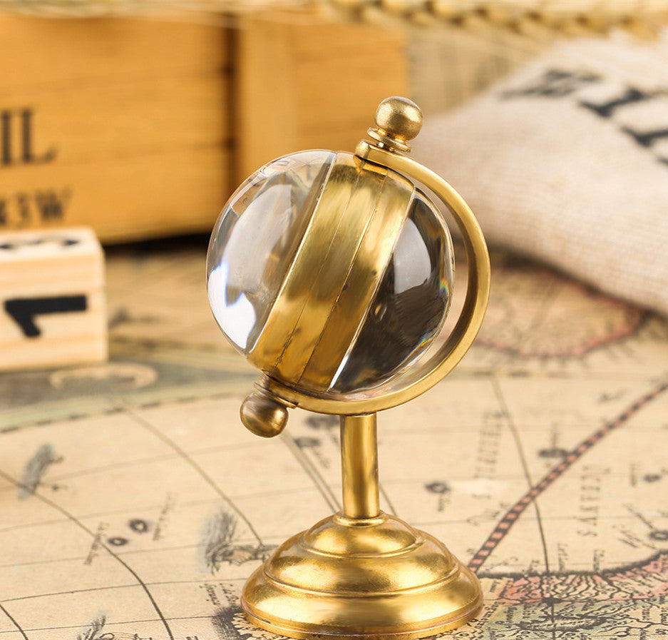 Globe Steampunk Pendulette Vintage