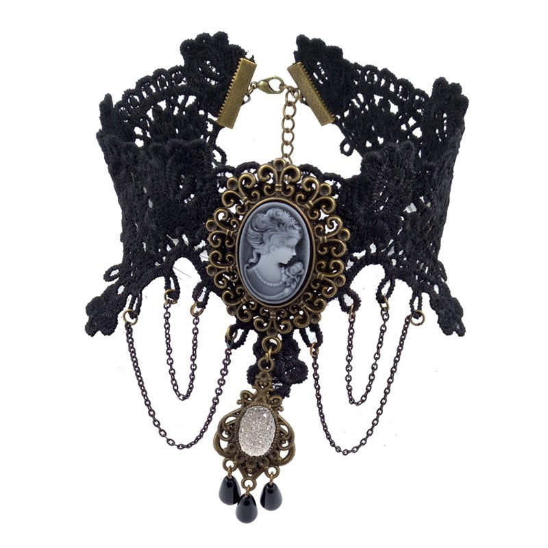 Collier Victorien Sépia