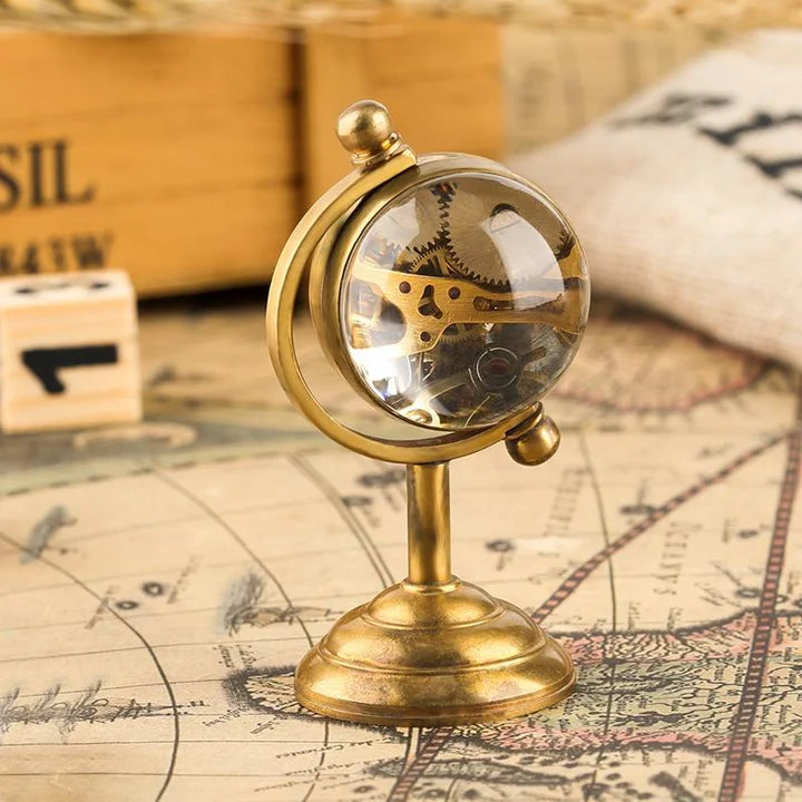 Globe Steampunk Pendulette Vintage