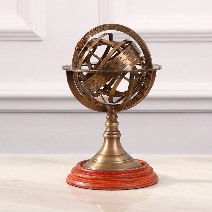 Globe Steampunk Sphère Armillaire
