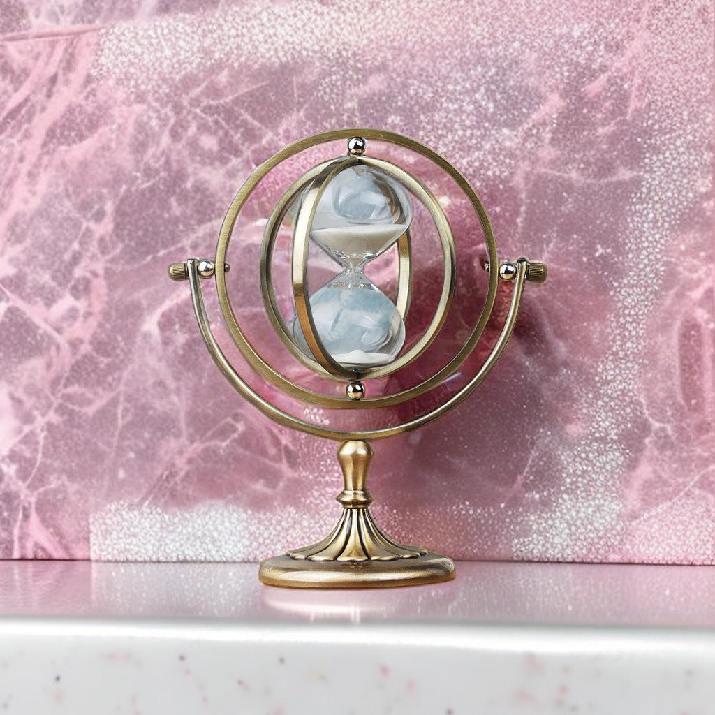 Globe Steampunk Sablier