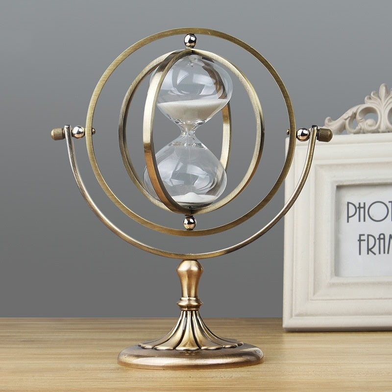Globe Steampunk Sablier