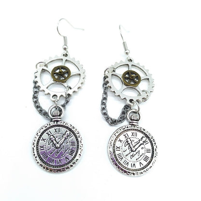 Boucles d'oreilles steampunk Zephyra