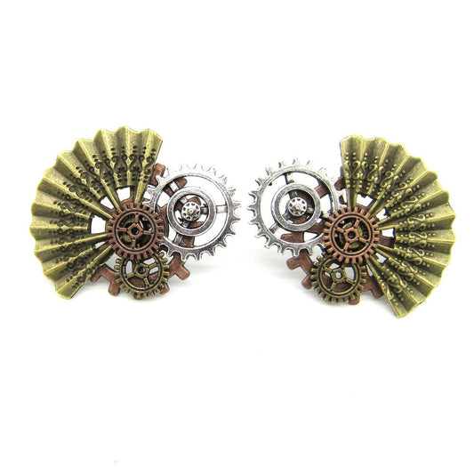 Boucles d'oreilles steampunk Phantasia