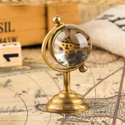 Globe Steampunk Pendulette Vintage