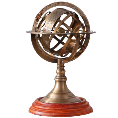 Globe Steampunk Sphère Armillaire